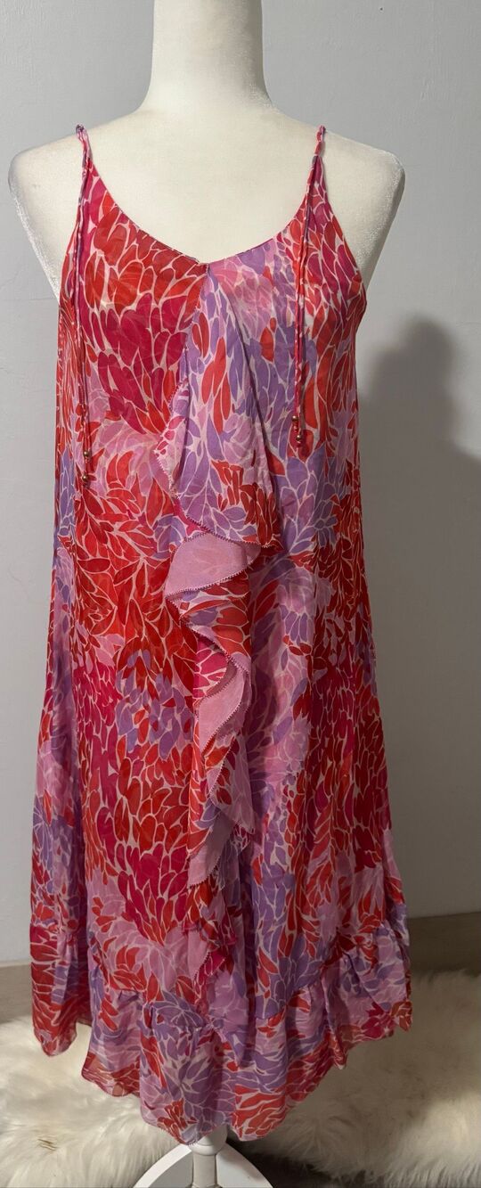 Diane Von Furstenberg Exlusivley for Neiman Marcus 100% silk dress 10